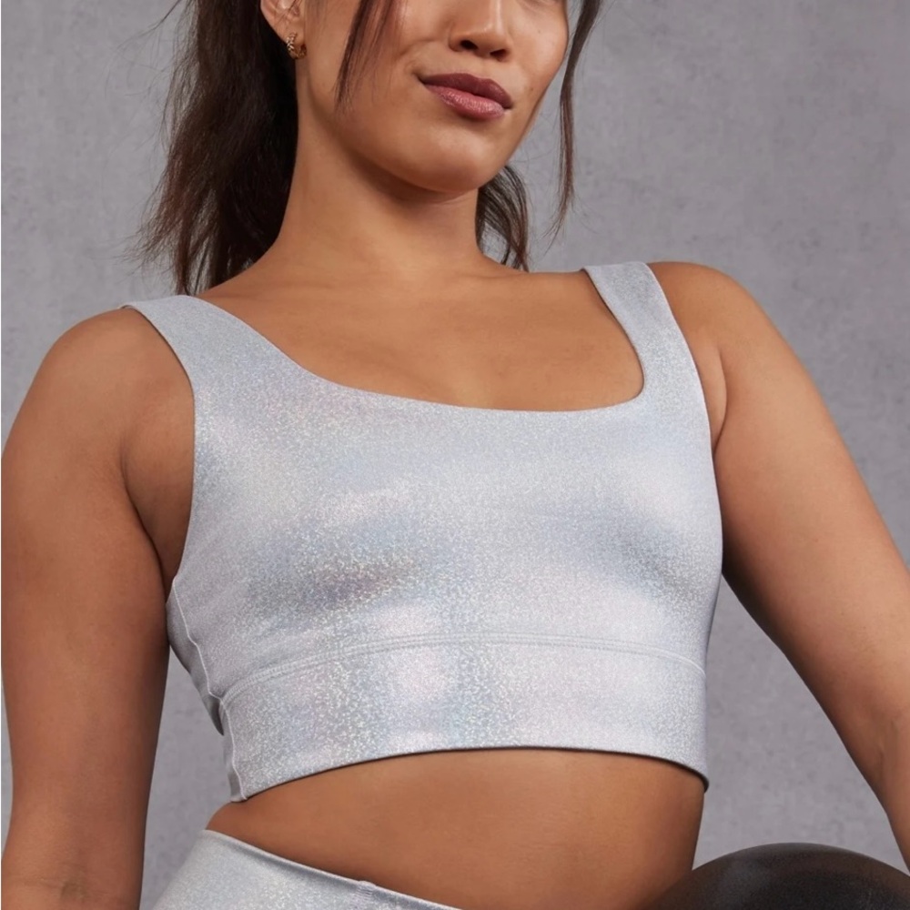 Fabletics women holographic sports bra